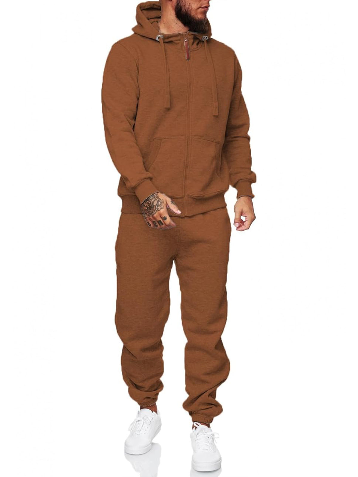 CUBECIRCLE Sweatsuits for men Tracksuits 2 Piece sets Casual Outfits